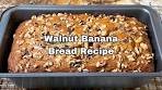 EASY Banana Nut Bread Recipe (Walnut Banana Bread) - via ...