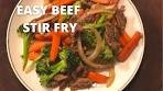 Easy Beef Stir Fry with Vegetables | Beef Stir Fry Recipe