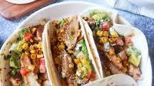 Easy Blackened Chicken Tacos