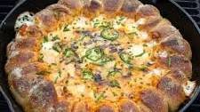 Easy Buffalo Chicken Stuffed Crust Dip
