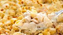 Easy Chicken Alfredo Pasta Bake