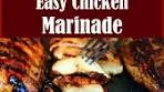 Easy Chicken Marinade Recipe