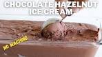 Easy Chocolate Hazelnut Ice Cream | Nutella Ice Cream Recipe