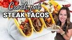 Easy Crock Pot Steak Tacos