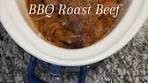 Easy Crockpot BBQ Roast Beef Recipe