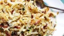 Easy fried cabbage with pancetta