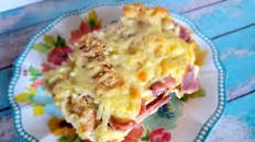 Easy Ham and Cheese Breakfast Casserole