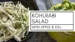 Easy Kohlrabi Salad With Apple And Dill | How To Make Dinner