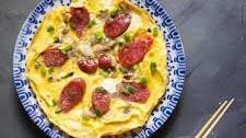 Easy Lap Cheong Omelette (Chinese Sausage Omelette)