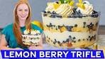 Easy Lemon Cheesecake Blueberry Trifle | with no-bake ...