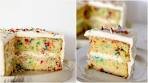 Easy Rainbow Sprinkle Cake Recipe | Confetti Cake Recipe ...