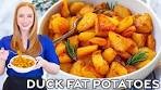 Easy Roasted Duck Fat Potatoes - The BEST Potato Recipe!