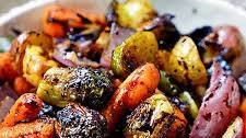 Easy Roasted Vegetables with Honey and Balsamic Syrup