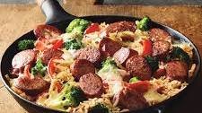 Easy Smoked Sausage Skillet