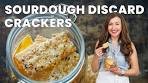 Easy Sourdough Discard Crackers: 3 Ingredients, Amazing ...