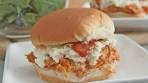 Easy Sweet & Spicy Pulled BBQ Chicken Sandwiches