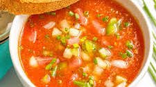 Easy Tomato Gazpacho Soup