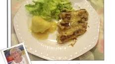 Eel (Paling) baked with Mustard Sauce