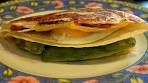 Egg Bacon Avocado Cheese Tortilla Wrap #SHORTS
