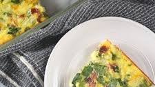 Egg Casserole with Bacon and Spinach