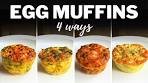 EGG MUFFINS » 4 Easy Recipes for Healthy Breakfast Meal ...