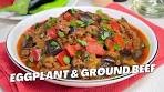 Eggplant & Ground Beef — Turkish Moussaka (Patlıcan ...