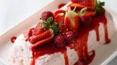 Eton Mess Parfait with Berry Sauce