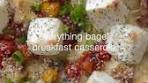 EVERYTHING BAGEL BREAKFAST CASSEROLE 😍 . I saw a ...