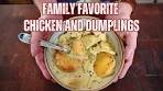 Family Favorite Chicken and Dumplings | Herbed Chicken ...