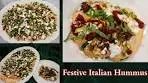 Festive Italian Hummus: An Easy Creamy Bean Dip Full of ...