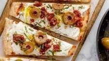 Flatbread with Whipped Feta and Sun-Dried Tomatoes