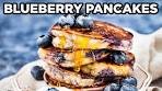 Fluffy Blueberry Pancakes Recipe | Pancake Recipes by ...