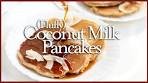 FLUFFY & TASTY Coconut Milk Pancakes⎮Tasteeful Recipes