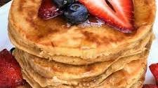 Fluffy Whole Wheat Pancakes