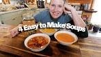 FOUR Easy to Make, Cozy Soup Recipes | So Delicious!