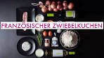 Französischer Zwiebelkuchen mit rosa Zwiebeln aus Roscoff ...