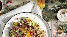 Freekeh Salad with Grilled Vegetables & Feta