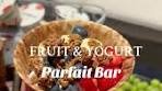 Fruit and yogurt parfait bar idea for your summer entertaining ...