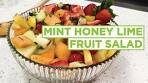 Fruit Salad Recipe | Mint Honey Lime Fruit Salad | Mosaic Life ...