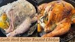 Garlic Herb Butter Roasted Chicken