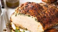 Garlic Herb Butter Roasted Turkey Breast