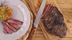 Garlic-Herb Marinated London Broil + Herb-Crusted Beefsteak ...