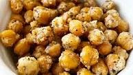 Garlic Parmesan Air Fried Chickpeas