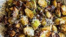 Garlic Parmesan Air Fryer Brussels Sprouts