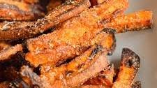 Garlic Parmesan Air Fryer Sweet Potato Wedges