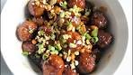 General Tso's Meatballs