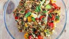 Giant couscous salad