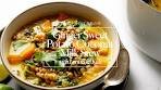 Ginger Sweet Potato Coconut Milk Stew with Lentils & Kale