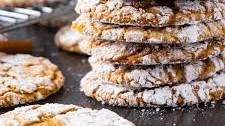 Gingerbread Crinkle Cookies