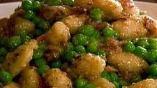 Gnocchi with Bacon and Sweet Peas